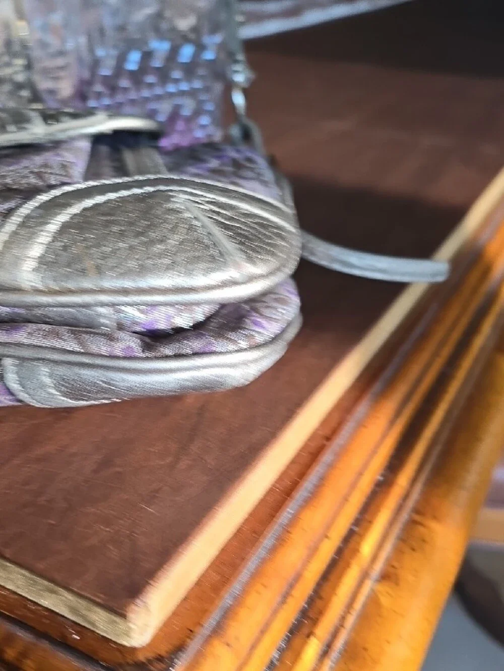 vintage DKNY monogram jacquard shoulder bag